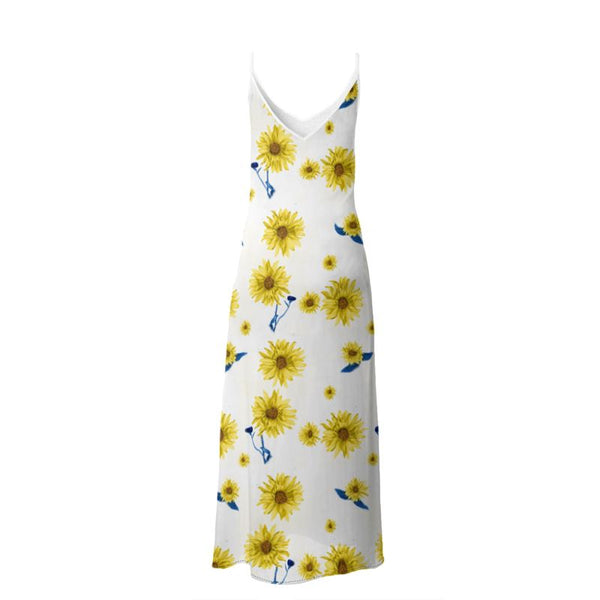 Sunflower Slip Dress - Objet D'Art