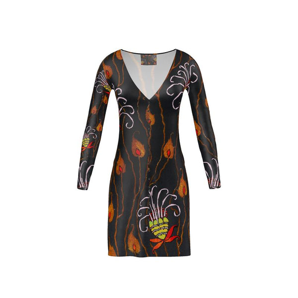 Art Deco Floral Cardigan - Objet D'Art