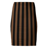 Striped Pencil Skirt - Objet D'Art