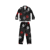Polyglot Kisses Women's Satin Pajamas - Objet D'Art