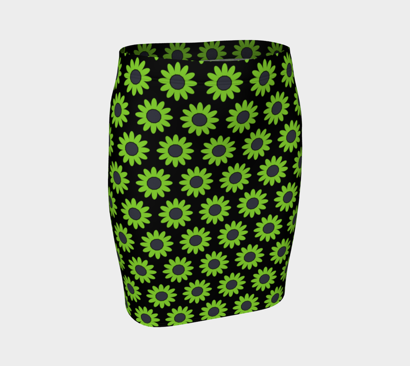 Floral Fittled Skirt - Objet D'Art