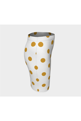 Polka Dot Fitted Skirt - Objet D'Art