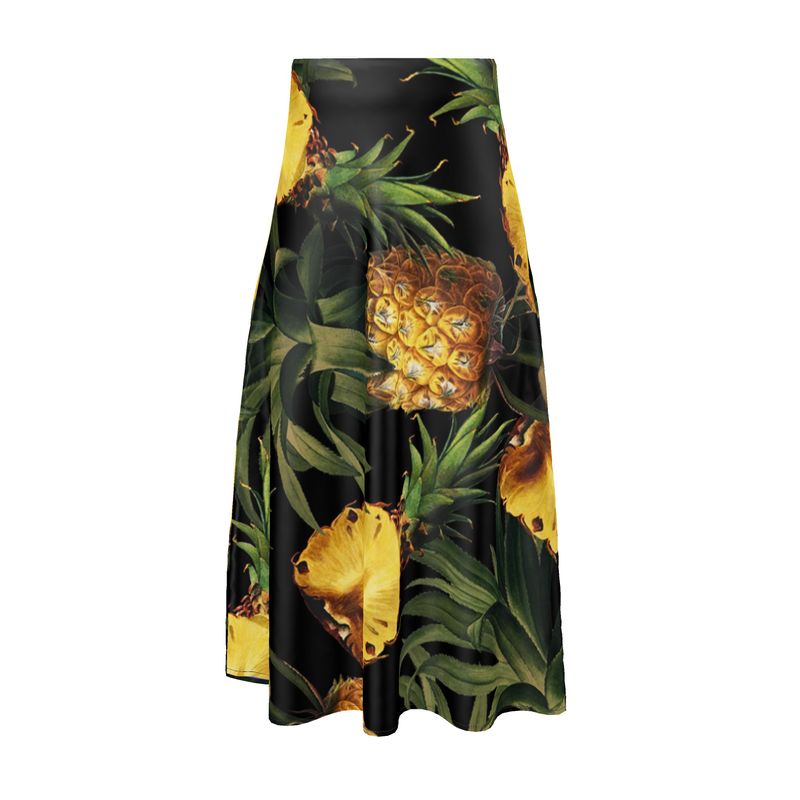 Pineapple Paradise Midi Skirt - Objet D'Art