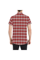 Men in Plaid Short Sleeve Shirt - Objet D'Art