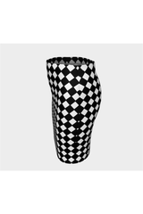 Diamond Fitted Skirt - Objet D'Art