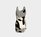 Chained Maiden Polka Dot Bodycon Dress - Objet D'Art