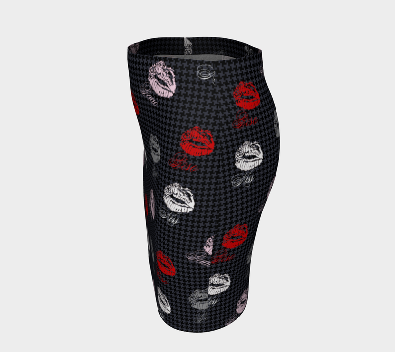 Multilingual Kisses Fitted Skirt - Objet D'Art