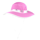 solid print 2a Wide Brim Bucket Hat - Objet D'Art