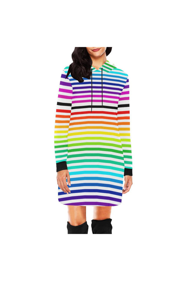 raindress All Over Print Hoodie Mini Dress (Model H27) - Objet D'Art