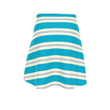 Pastel Striped Flared Skirt - Objet D'Art