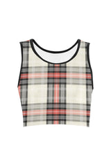 Plaid Women's Crop Top - Objet D'Art