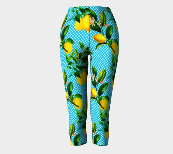 Lemony Dots Capris - Objet D'Art