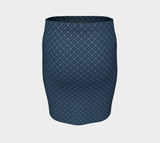 Diamond and Dots Fitted Skirt - Objet D'Art