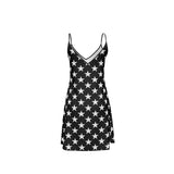 Star Print Slip Dress - Objet D'Art