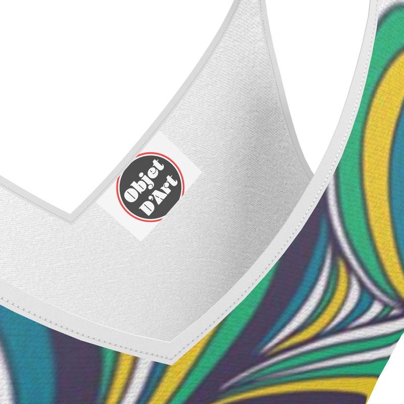 Lemon Lime Swirls Slip Dress - Objet D'Art