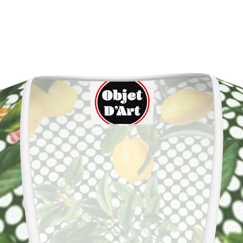 Lemony Dots Tea Dress - Objet D'Art