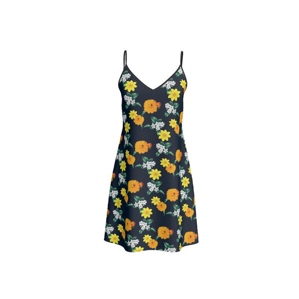 Floral Dusk Slip Dress - Objet D'Art