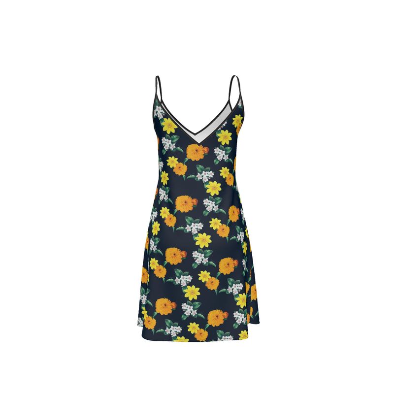 Floral Dusk Slip Dress - Objet D'Art