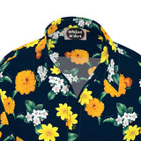 Warm Floral Short Sleeve Shirt - Objet D'Art