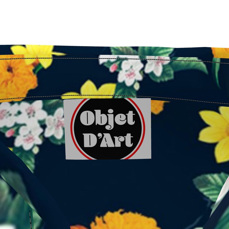 Warm Floral Short Sleeve Shirt - Objet D'Art