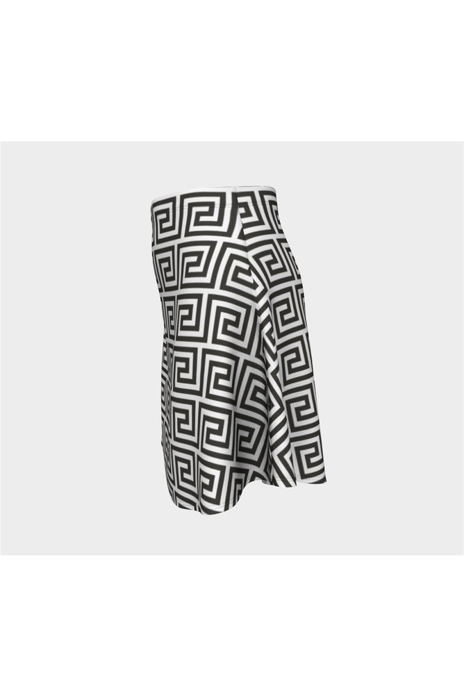 Greek Key Flare Skirt - Objet D'Art Online Retail Store