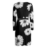 Floral Wrap Dress - Objet D'Art