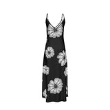 Floral Silhouette Slip Dress - Objet D'Art
