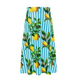 Lemon Striped Midi Skirt - Objet D'Art