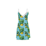 Lemon Striped Slip Dress - Objet D'Art