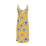 Floral Matrix Sleeveless Midi Dress - Objet D'Art