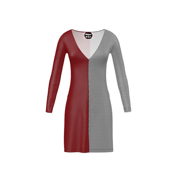 Two Tone Polka Dot Cardigan - Objet D'Art