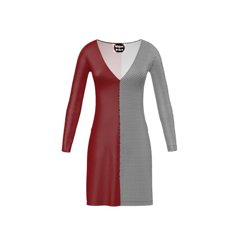 Two Tone Polka Dot Cardigan - Objet D'Art