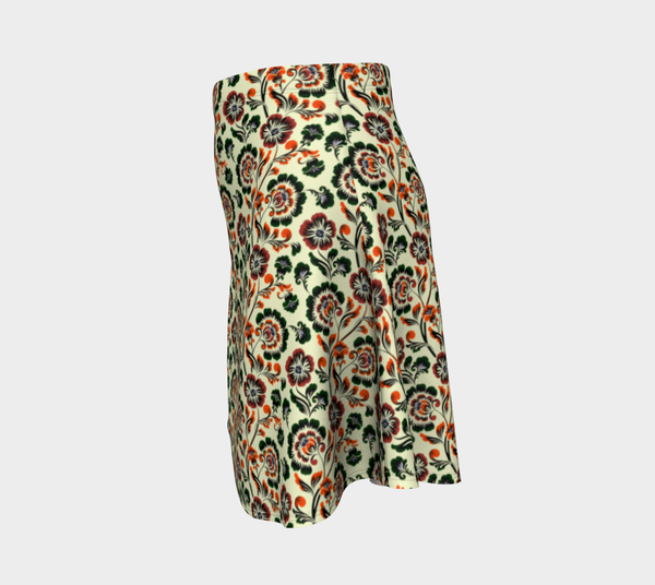 Floral Bouquet Flare Skirt - Objet D'Art