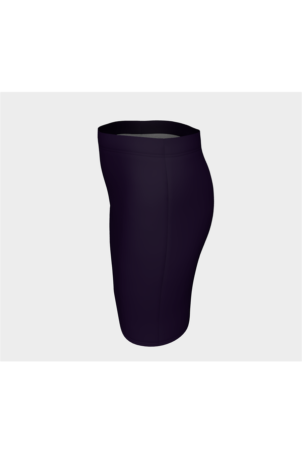 Berry Purple Fitted Skirt - Objet D'Art