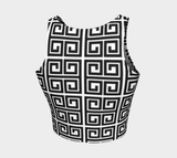 Greek Key Crop Top - Objet D'Art