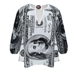 Benjamin Franklin Women's Blouse - Objet D'Art
