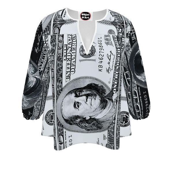 Benjamin Franklin Women's Blouse - Objet D'Art