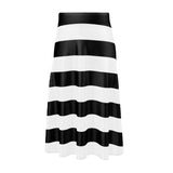 Boldly Striped Midi Skirt - Objet D'Art