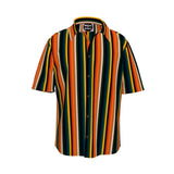 Vintage Striped Short Sleeve Shirt - Objet D'Art