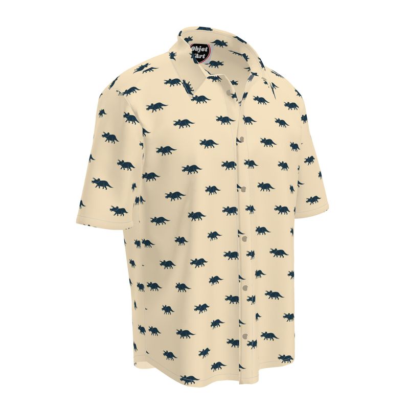 Triceratop Short Sleeve Shirt - Objet D'Art