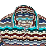Pastel Herringbone Short Sleeve Shirt - Objet D'Art
