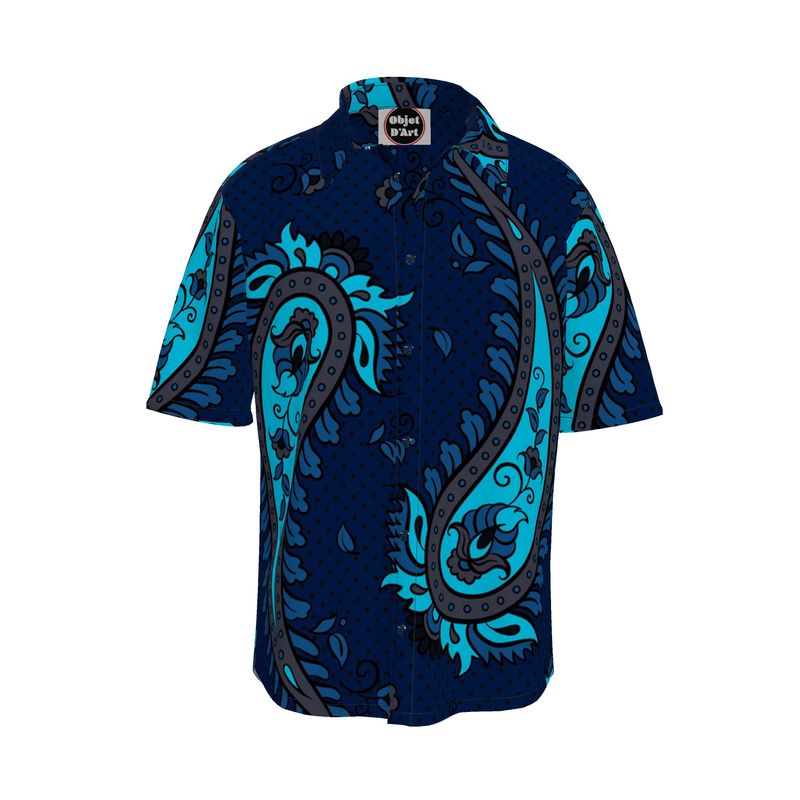 Paisley Short Sleeve Shirt - Objet D'Art