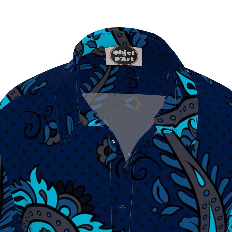 Paisley Short Sleeve Shirt - Objet D'Art