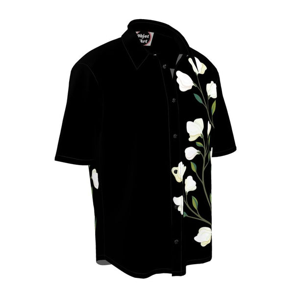 Floral Short Sleeve Shirt - Objet D'Art