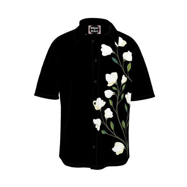 Floral Short Sleeve Shirt - Objet D'Art