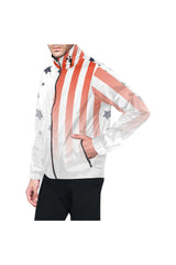 Star Spangled Cover All Over Print Windbreaker for Men (Model H23) - Objet D'Art