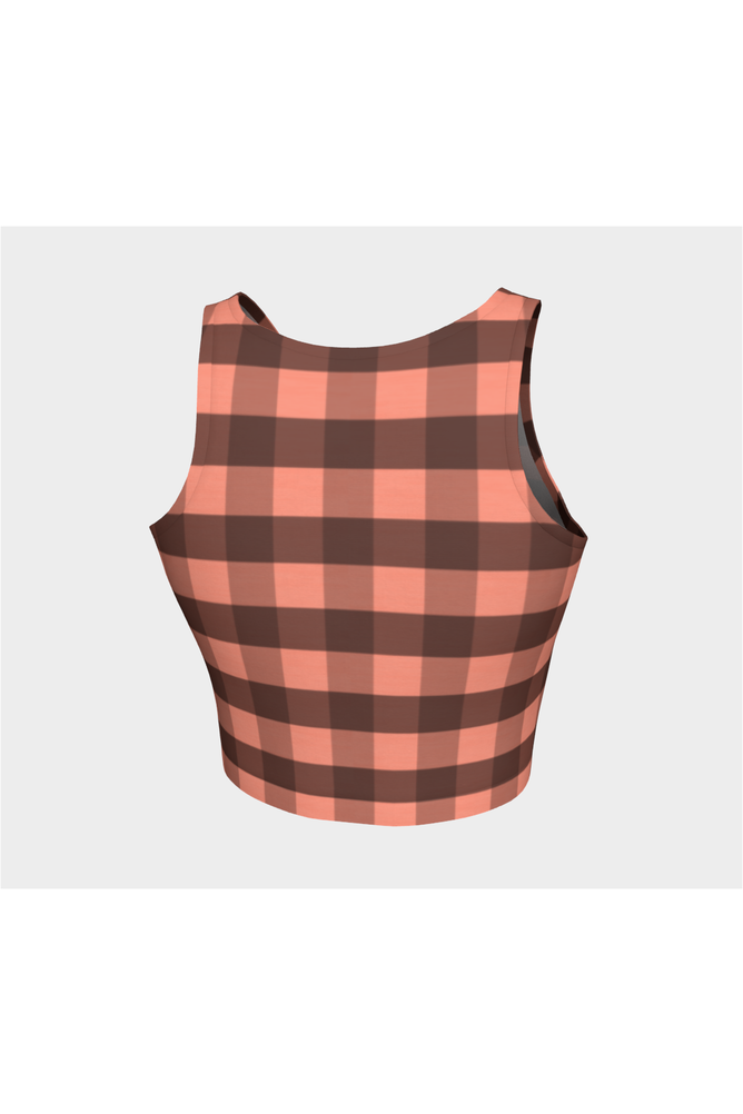 Plaid Bare Athletic Top - Objet D'Art