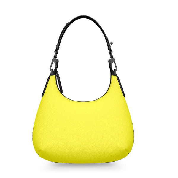 Bright Yellow Mini Curve Bag - Objet D'Art