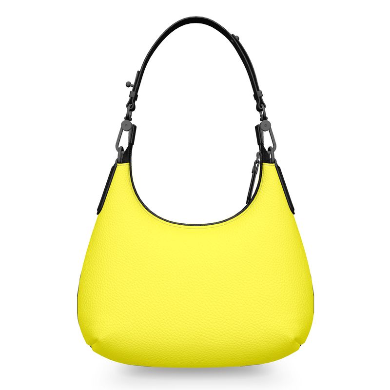 Bright Yellow Mini Curve Bag - Objet D'Art