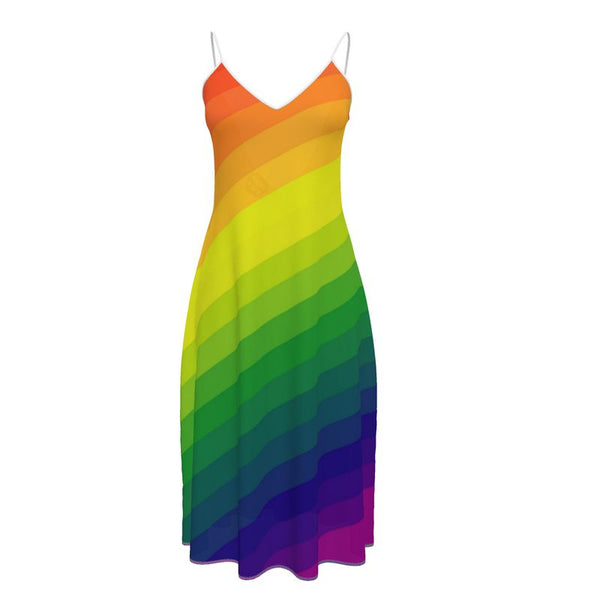 Spectral Bias Sleeveless Midi Dress - Objet D'Art